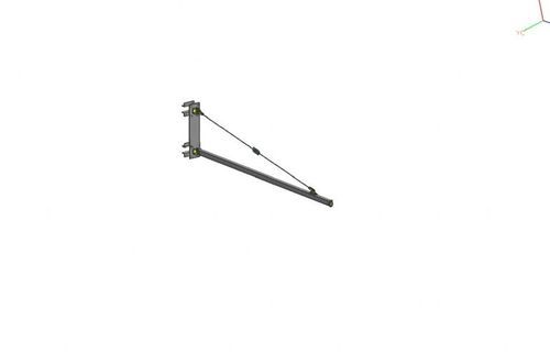 Grúa pluma de pared - ZRA2 - INGERSOLL RAND - de aluminio / giratoria / para grandes cargas