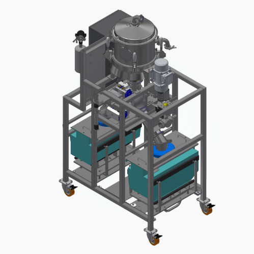 Sistema de recuperación de polvo metálico - AMPro 400S EBM - Russell Finex - para impresión en 3D