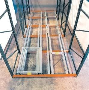 Sistema de estanterías para picking - max. 3 000 lb | Push Back Rack  - Ridg-U-Rak - dinámico / push-back / para cargas pesadas