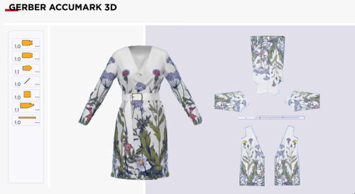 Software de diseño - AccuMark 3D - Gerber Technology, a Lectra company - para la industria de la moda / 3D