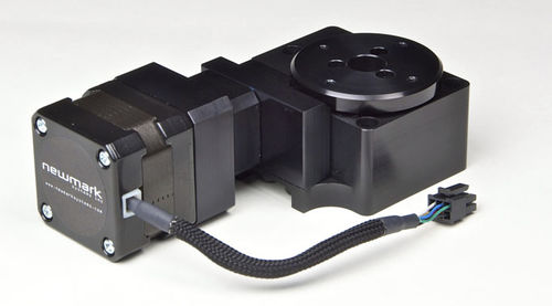 Platina de posicionamiento rotativa - RT-2 series - Newmark Systems Inc - motorizada / 1 eje / en miniatura