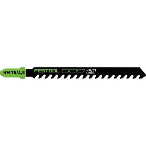 Hoja de sierra de vaivén - HM 75/4,5 - Festool - de carburo / de uso universal