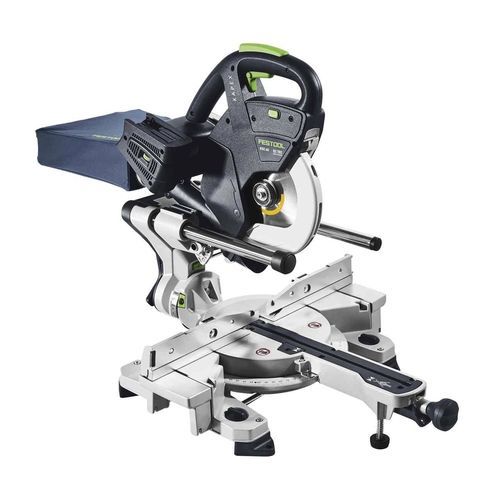 Sierra ingletadora - KSC 60 EB-Basic - Festool - para madera / con unidades de traslación / sin cable