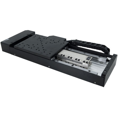Platina de posicionamiento lineal - X-LDQ-AE  - Zaber Technologies - Vancouver, BC - motorizada / 1 eje / compacta