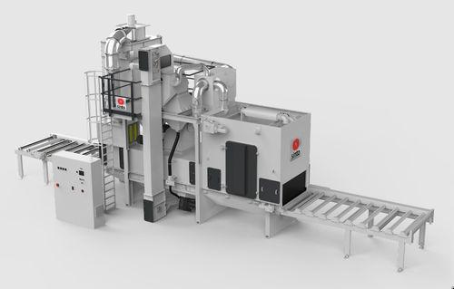 granalladora con transportador de rodillos - Sinto AGTOS GmbH