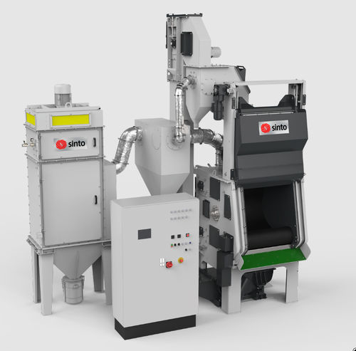 Granalladora con transportador de canal - MG series - Sinto AGTOS GmbH - para metal / continua / automática
