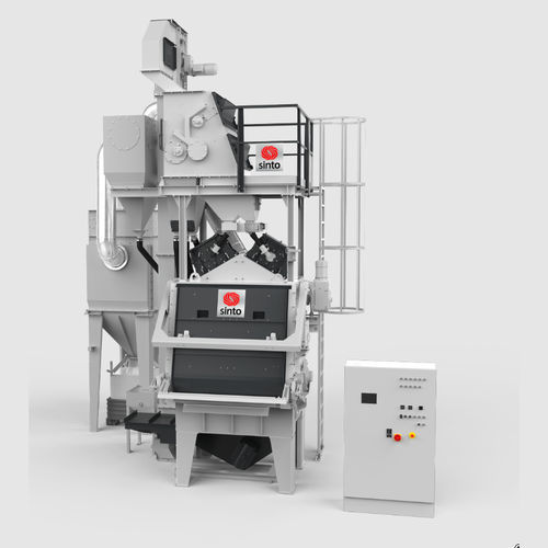 Granalladora con cinta cóncava - MR series - Sinto AGTOS GmbH - para muelles / automática
