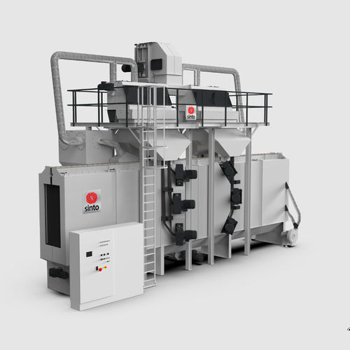 Granalladora de transportador aéreo - DHT - Sinto AGTOS GmbH - para metal / continua / multifuncional