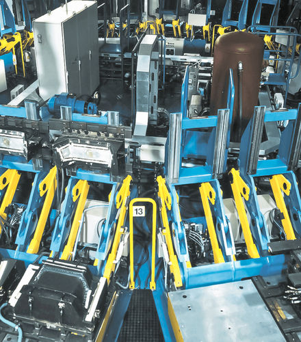 Mesa rotativa eléctrica - RT series - Hennecke GROUP - horizontal / de grandes dimensiones / automática
