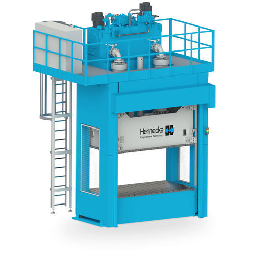 Máquina de producción de piezas de material compuesto - PUR-CSM PREG - Hennecke GROUP - de paneles sándwich de PUR / para la industria del automóvil