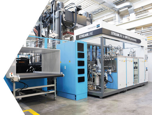 Línea de producción automática - HP-RTM - Hennecke GROUP - para obra de construcción