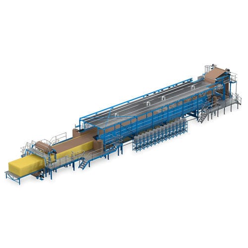 Línea de producción de bloques de espuma flexible de PUR - MULTIFLEX - Hennecke GROUP - continua / modular / para obra de construcción