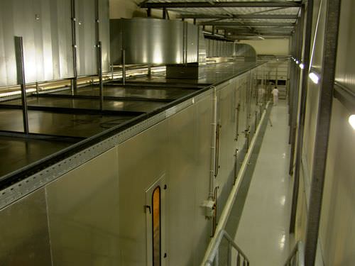 Secador de aire caliente - Ventilex BV - continuo / con transportador de cinta