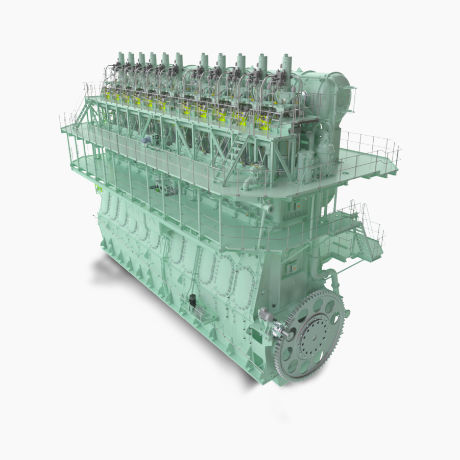 Motor de GLP - ME-GI - Hyundai Heavy Industries-Marine Engine - marino / de alto rendimiento / de 2 tiempos