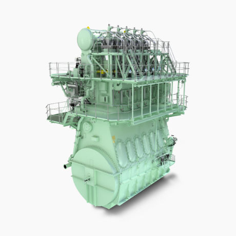 Motor de gas - ME-GA - Hyundai Heavy Industries-Marine Engine - marino / Tier 3 / bicombustible