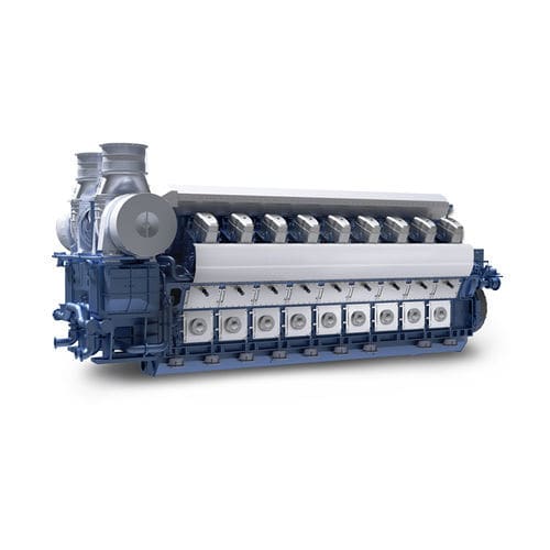 Motor diésel - H46/60VP - Hyundai Heavy Industries-Marine Engine - multicilindro / para aplicaciones marinas / Tier 2