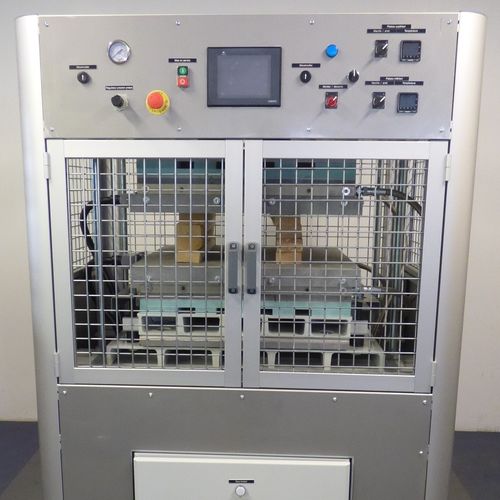 Prensa neumática - Presse pneumatique 30T  - Isojet Equipments - de formado RTM / de laboratorio / en caliente