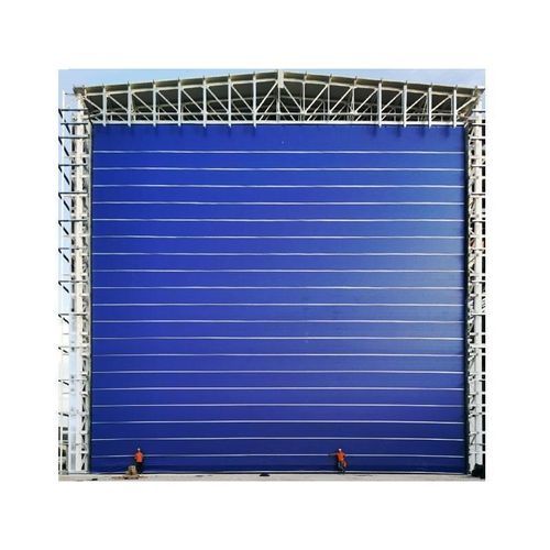 Puerta apilable - MEGAPACK® - B.M.P. srl - de hangar / industrial / rápida