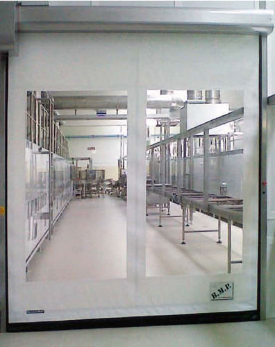 Puerta enrollable - DYNAMICROLL®  FOOD INOX - B.M.P. srl - para la industria alimentaria / industrial / rápida