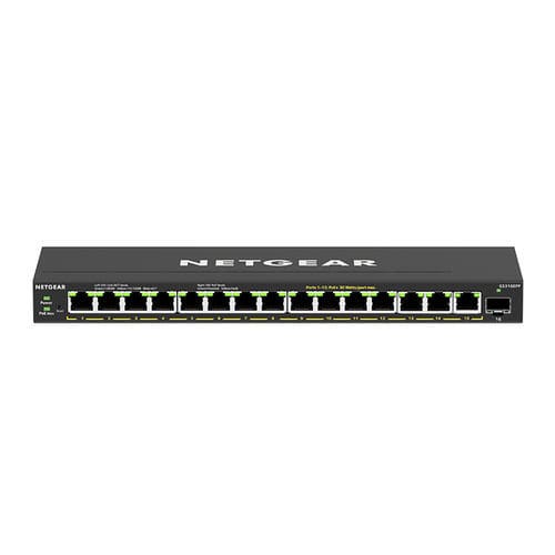 Conmutador Ethernet administrable - GS316EPP - NETGEAR - 16 puertos / Gigabit Ethernet / de pared