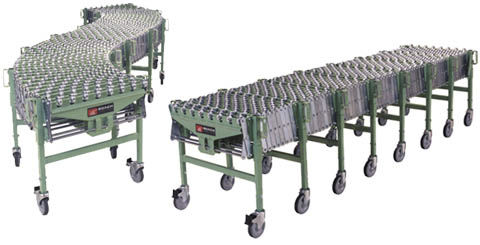Transportador con ruedecillas - roach conveyor - horizontal / de transporte / extensible