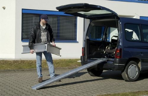Rampa de carga de aluminio - ABS series - ALTEC - plegable