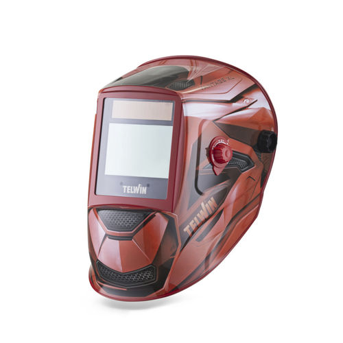 Máscara de soldadura auto-oscureciente - VANTAGE RED XL - TELWIN - automática / por arco / MIG