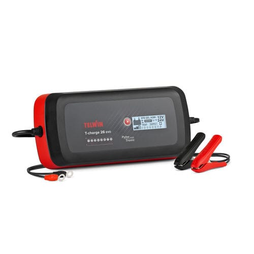 Cargador de baterías para automóvil - T-CHARGE 26 EVO - TELWIN - de mesa / portátil / AGM