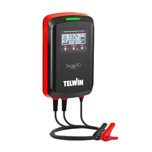 Cargador de baterías para automóvil - DOCTOR CHARGE 50 - TELWIN - montable en pared / portátil / para montaje sobre panel