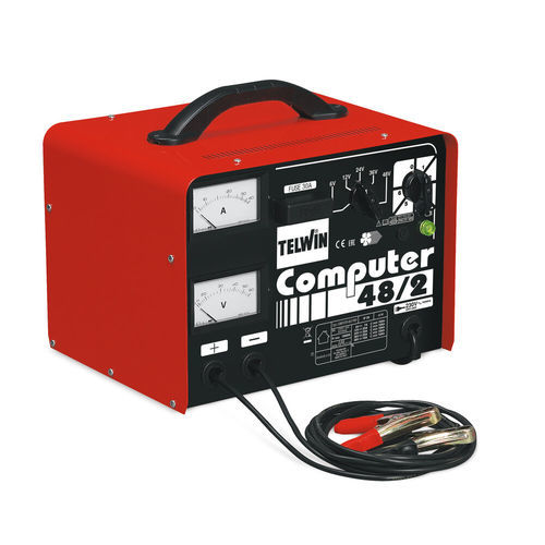 Cargador de baterías de mesa - COMPUTER 48/2 - TELWIN - portátil / de electrolito líquido / para automóvil