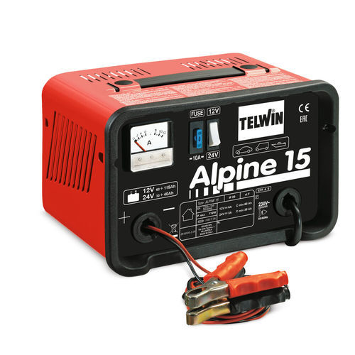 Cargador de baterías para automóvil - ALPINE 15 - TELWIN - portátil / de electrolito líquido / monofásico