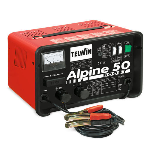 Cargador de baterías para automóvil - ALPINE 50 BOOST - TELWIN - portátil / de electrolito líquido / monofásico