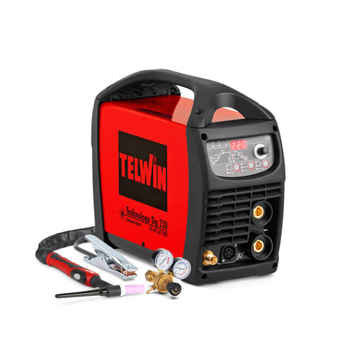 Máquina de soldar TIG - TECHNOLOGY TIG 230 DC + ACC - TELWIN - por arco / de impulso / MMA