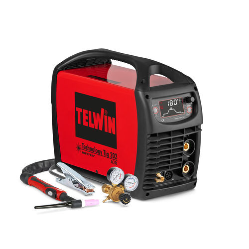 Máquina de soldar TIG - TECHNOLOGY TIG 202 AC/DC + ACC - TELWIN - por arco / de impulso / MMA