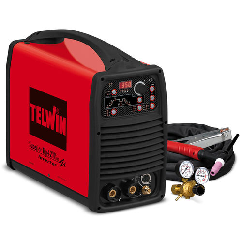 Máquina de soldar TIG - SUPERIOR TIG 421 DC + ACC - TELWIN - por arco / de impulso / MMA