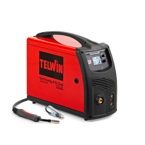 Máquina de soldar MIG - TECHNOMIG 215 DUAL SYNERGIC - TELWIN - TIG / MAG / MMA