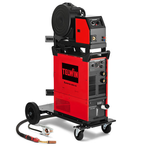 Máquina de soldar MMA - SUPERMIG 500i XD PACK AQUA - TELWIN - TIG / MAG / MIG