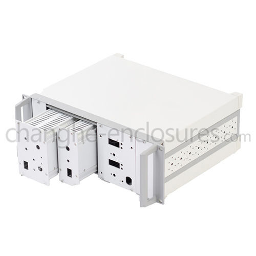 Caja de mesa - 01B - CHANGHE - con brida / rectangular / de aluminio