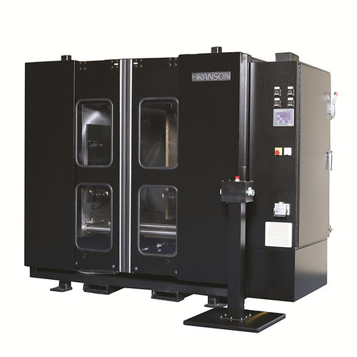 Máquina de soldar de placa caliente - HH42A - Branson Ultrasonics - automática / compacta / hidráulica