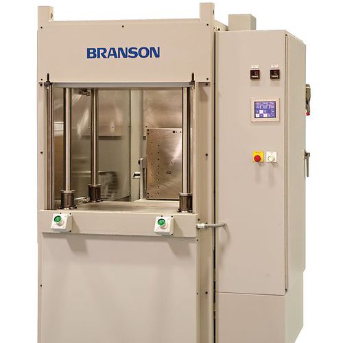 Máquina de soldar de placa caliente - HH24A - Branson Ultrasonics - automática / compacta / hidráulica