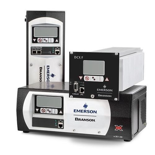 Generador de soldadura por ultrasonidos - DCX series - Branson Ultrasonics - para acero inoxidable / para aluminio / con pantalla integrada