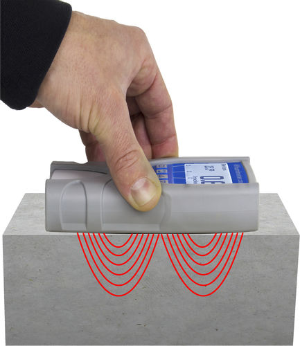 Humidímetro para materiales de construcción - GF2   - Messtechnik Schaller - de infrarrojos / con visualizador digital / portátil