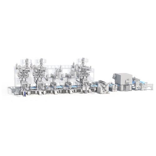 Línea de extrusión compacta - RF5 - Reifenhäuser Extrusion Technology GmbH & Co. KG - de película plana / para PP / para PE