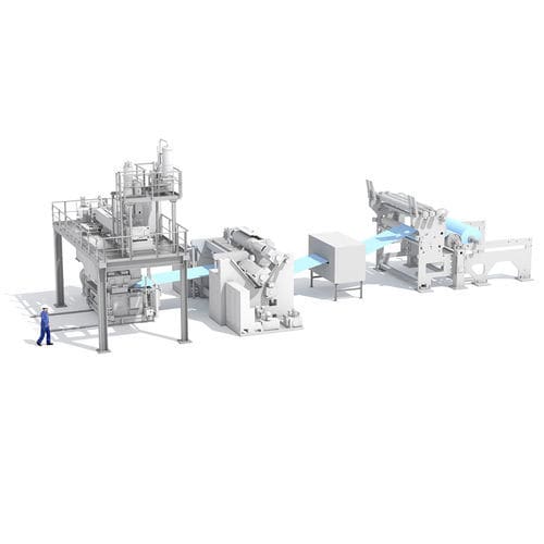 Línea de extrusión de filamentos - RF  - Reifenhäuser Extrusion Technology GmbH & Co. KG - de fuelle / para PP / para PE