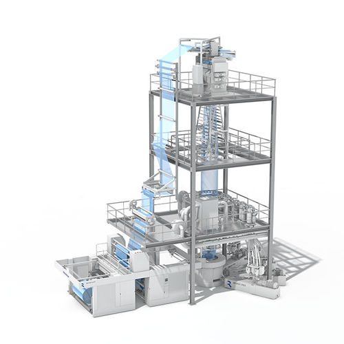 Línea de extrusión de película soplada - EVO Bio - Reifenhäuser Extrusion Technology GmbH & Co. KG - para termoplásticos / para aplicaciones automóviles / para película agrícola