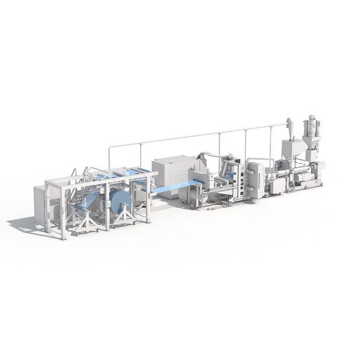 Línea de extrusión de película plana - MIREX  - Reifenhäuser Extrusion Technology GmbH & Co. KG - de reciclaje de plásticos / para PP / para PS