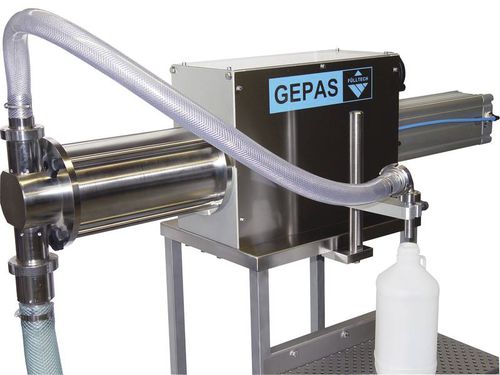 Llenadora semiautomática - AH5000-P - GEPAS mbH - de botellas / de botes / encapsulada