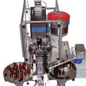 Llenadora tapadora automática - FVM - GEPAS mbH - de frasco
