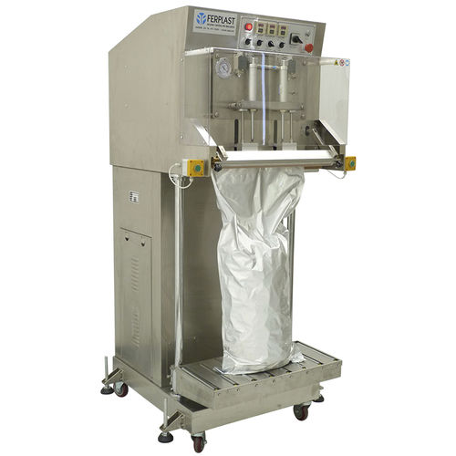 Soldadora por impulsos semiautomática - DZQ 600/800 LS - Ferplast - al vacío / asistida por ordenador / vertical