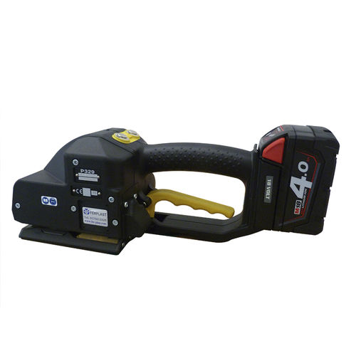 Aparato flejador alimentado por batería - FROMM P329S - Ferplast - para cinta de flejado de PP-PET / semiautomático